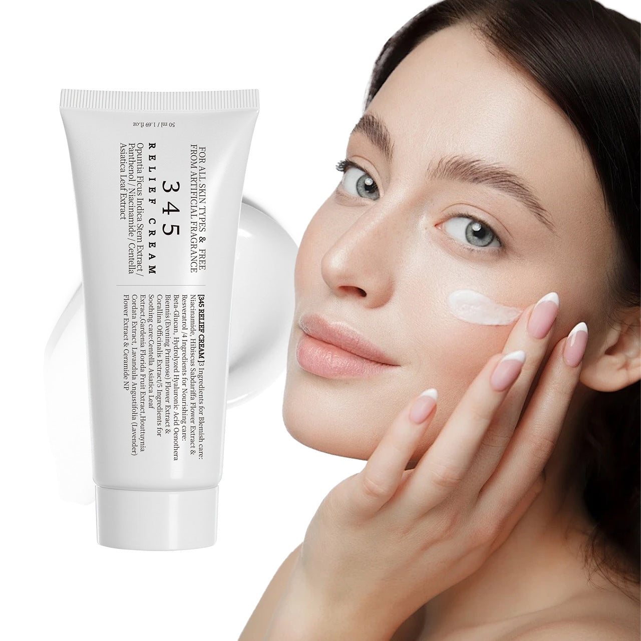 345 Crème Apaisante, Hydratant pour Visage