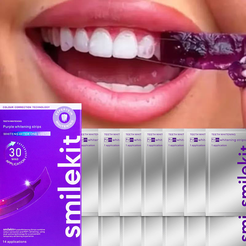 Bandes blanchissantes pour les dents